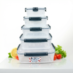 FreshLife Locking Food Container Set (5-Piece) - Image 2