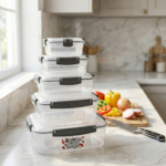 FreshLife Locking Food Container Set (5-Piece) - Image 3