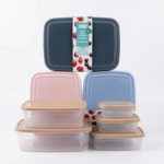 FreshLife Multi-Size Food Container Set (5-Piece)