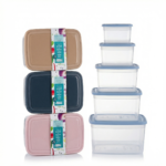 FreshLife Multi-Size Storage Container Set (5-Piece)