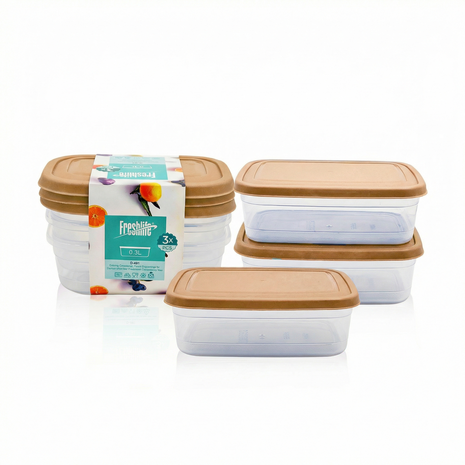 hf_20260216_132334_a487d550-fcfd-43f3-a41f-8fe66d13e60c FreshLife Food Container Set (0.3L, 3-Piece) - Image 1