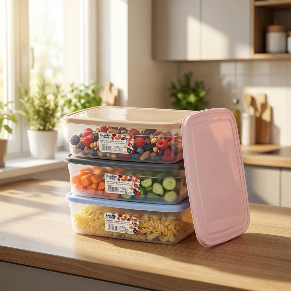 FreshLife Rectangular Storage Container (3.2L /1 Piece) - Image 3