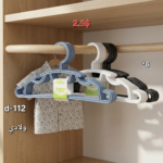 FreshLife Kids Plastic Hangers Set (6-Piece) - Image 3