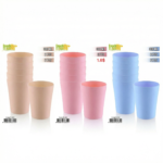 FreshLife 300ml Plastic Cups Set (6 PCS)