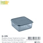 FreshLife Rubby Square Storage Box 0.5L