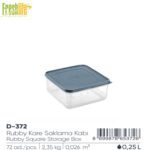 FreshLife Rubby Square Storage Box 0.25L - Image 4