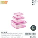 FreshLife Rubby Square Storage Box Set (3 Pieces) - Image 3