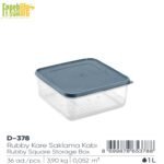 FreshLife Rubby Square Storage Box 1L - Image 4