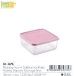 FreshLife Rubby Square Storage Box 0.5L - Image 3