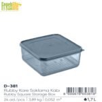 FreshLife Rubby Square Storage Box 1.7L