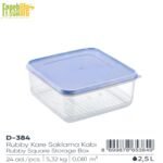 FreshLife Rubby Square Storage Box 2.5L - Image 3