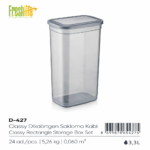 FreshLife Large Rectangle Storage Container 3.3L