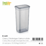 FreshLife Tall Rectangle Pantry Container 1.8L