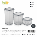 FreshLife Pantry Storage Container Set of 3