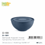 FreshLife Bowl with Lid – 5.5L