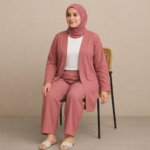 Casual Belted Cardigan Set - Image 4