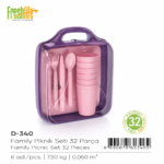FreshLife Family Picnic Set 32 Pieces