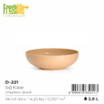 FreshLife Large Shallow Bowl 2.6L