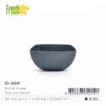 FreshLife Compact Square Bowl 2.5L