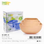FreshLife Square Bowl Set of 3 - Image 4