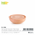 FreshLife Shallow Bowl with Lid  2.6L - Image 4