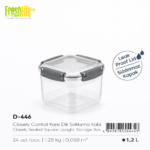 FreshLife Square Sealed Storage Container 1.2L